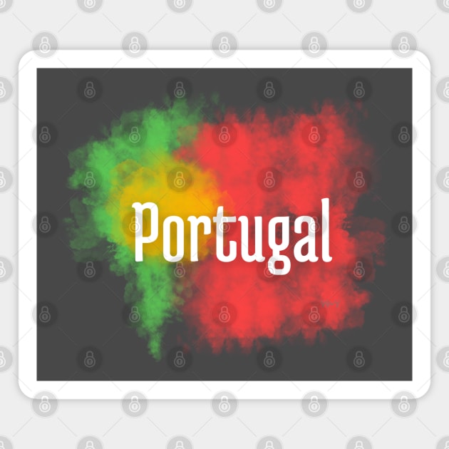 Portugal flag Magnet by Piedra Papel & Tijera